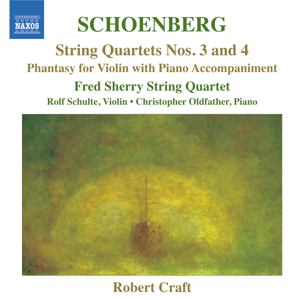 Fred Sherry String Quartet Rolf Schulte, Violin • Christopher Oldfather, Piano