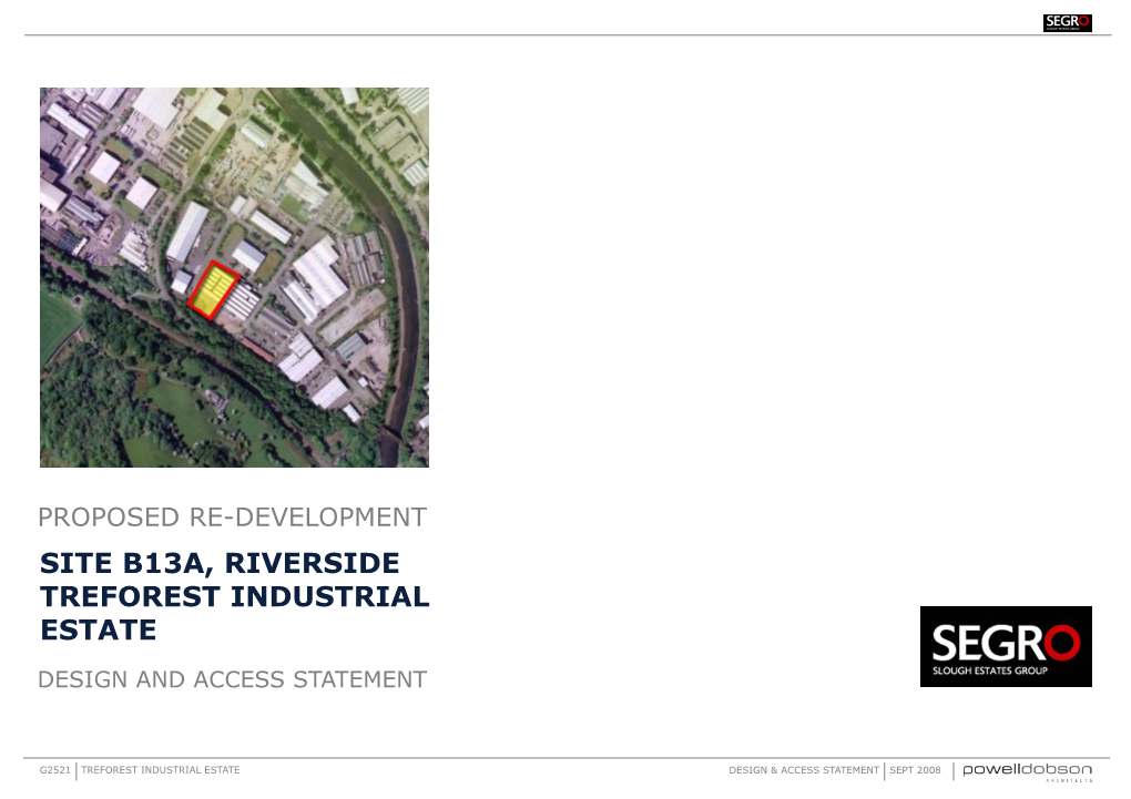 Site B13a, Riverside Treforest Industrial Estate
