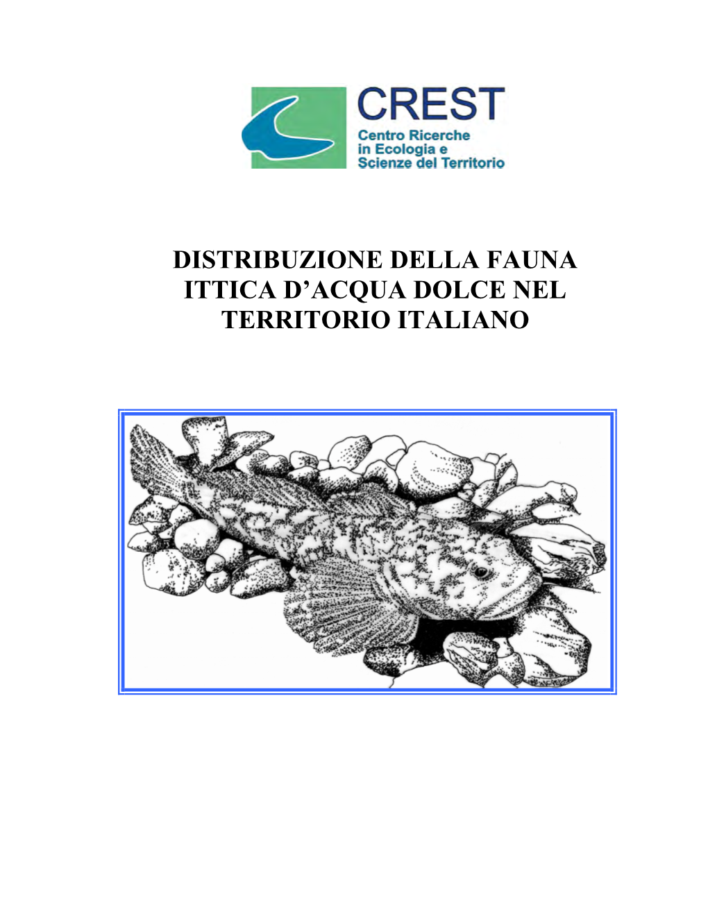 Distribuzione Della Fauna Ittica D'acqua Dolce Nel Territorio Italiano