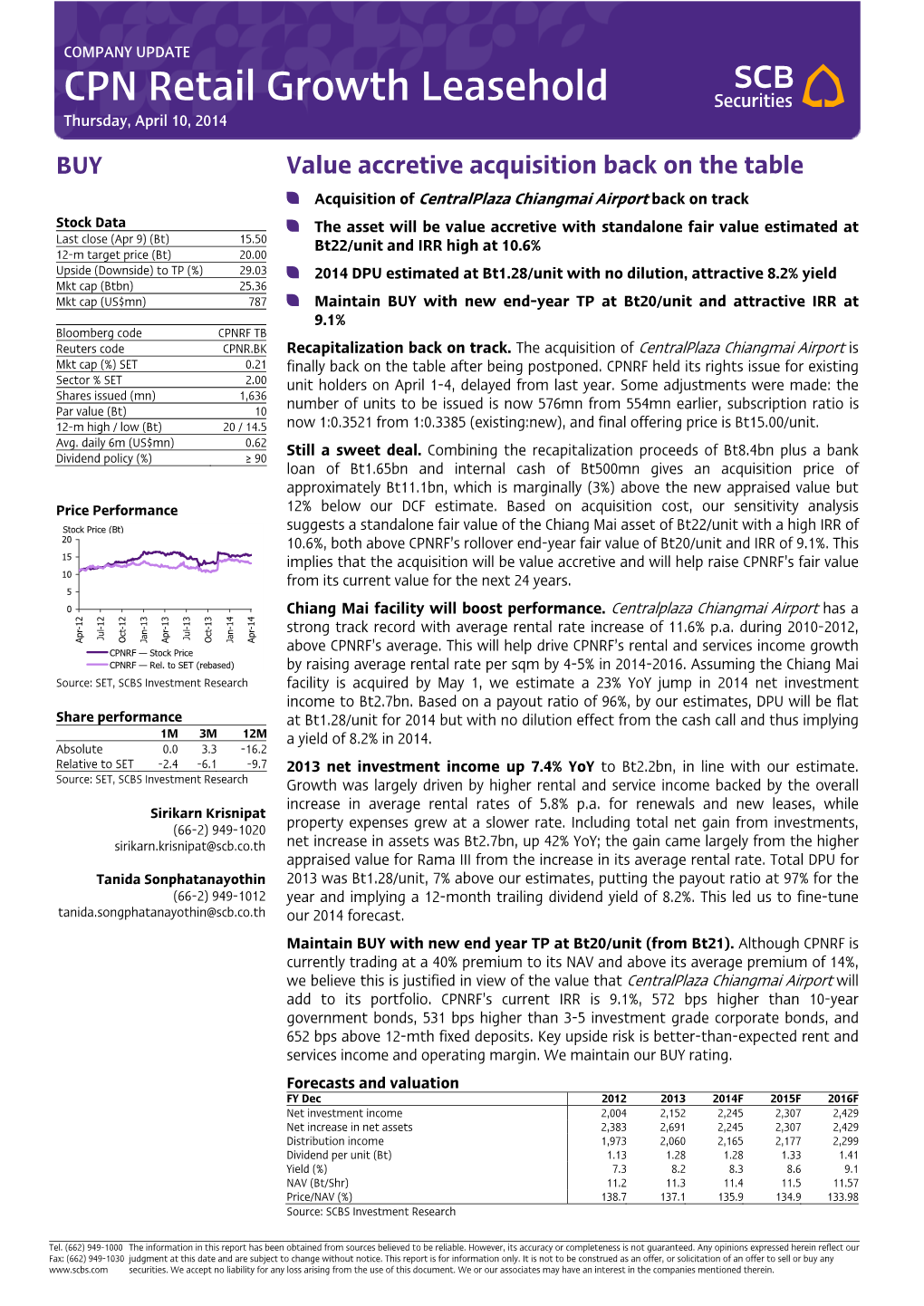 CPN Retail Growth Leasehold