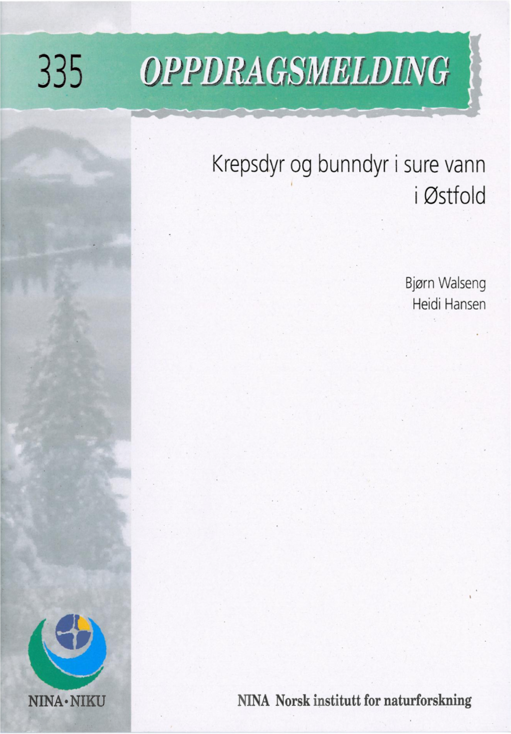 Krepsdyr Og Bunndyr I Sure Vann I Østfold