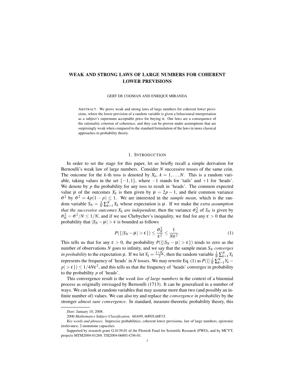 Weak and Strong Laws of Large Numbers for Coherent Lower Previsions