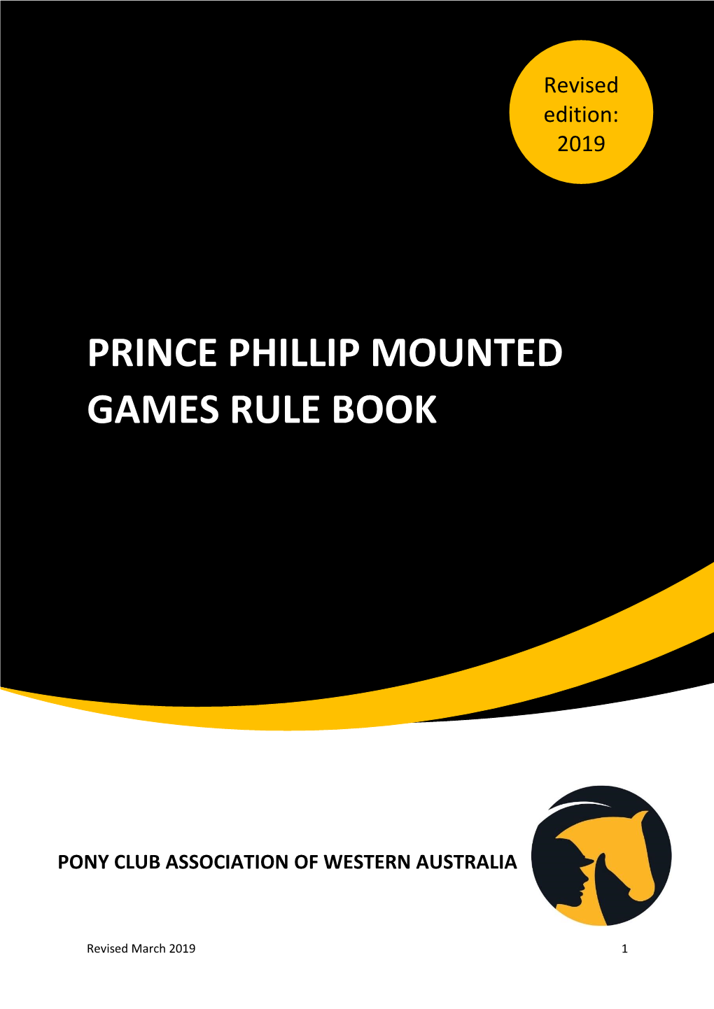 Prince Phillip Mounted Games Rule Book