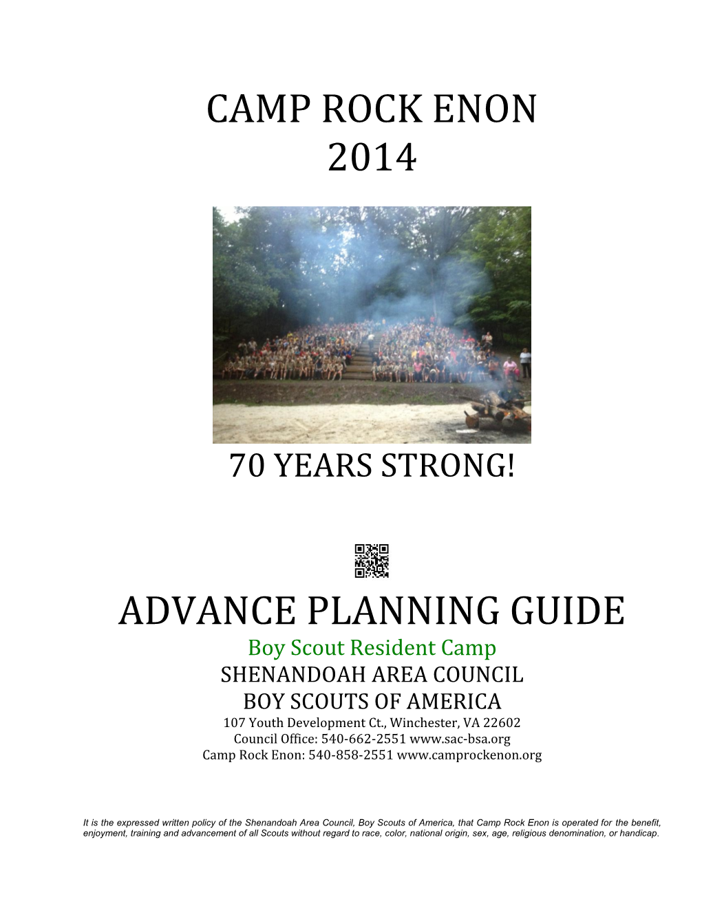 Camp Rock Enon 2014