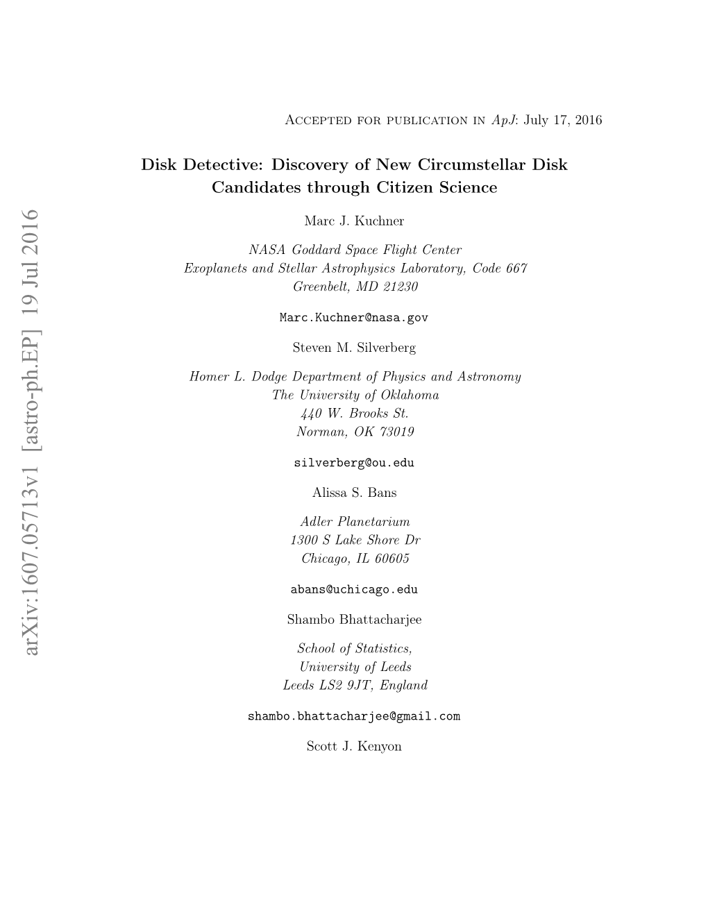 Disk Detective: Discovery of New Circumstellar Disk Candidates Through Citizen Science