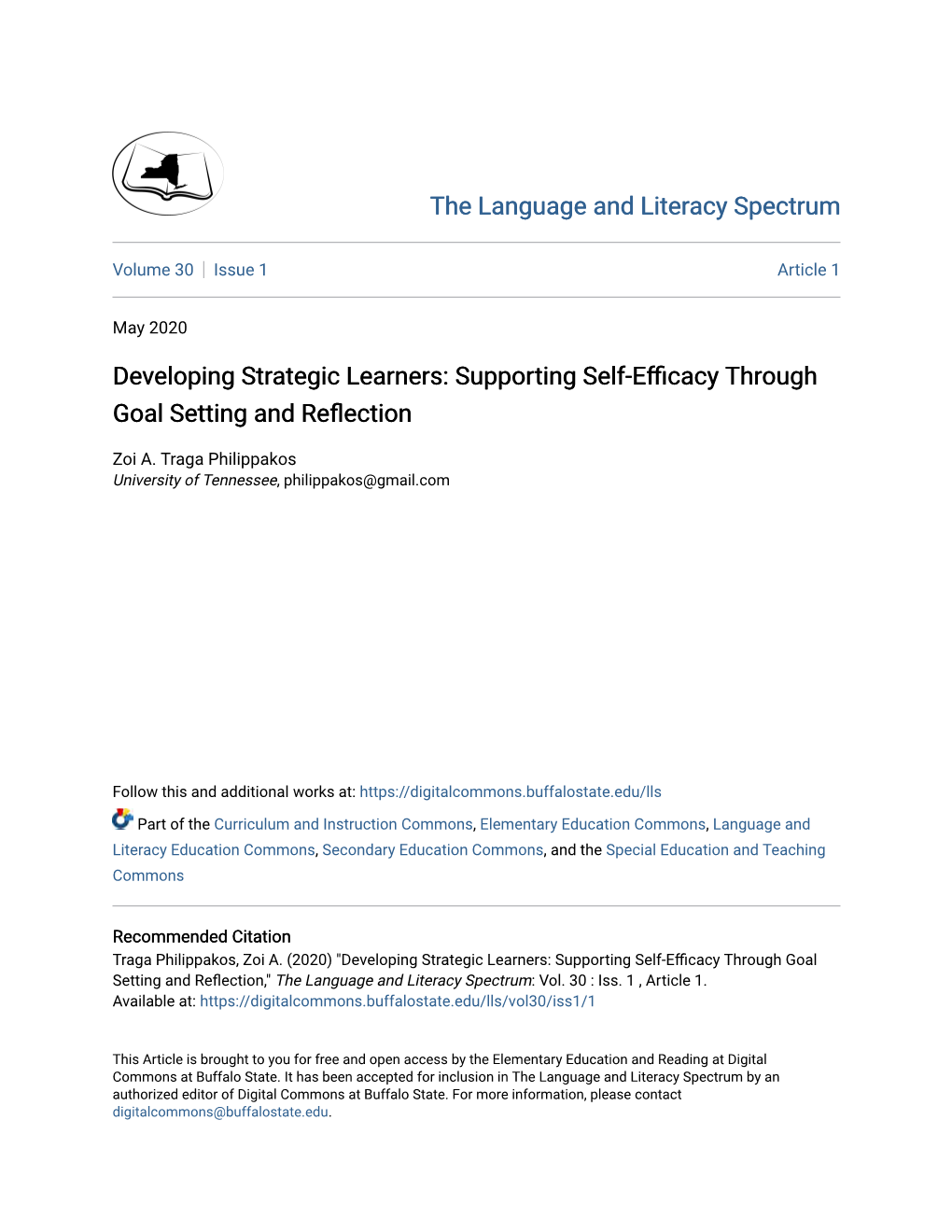 Supporting Self-Efficacy Through Goal Setting and Reflection