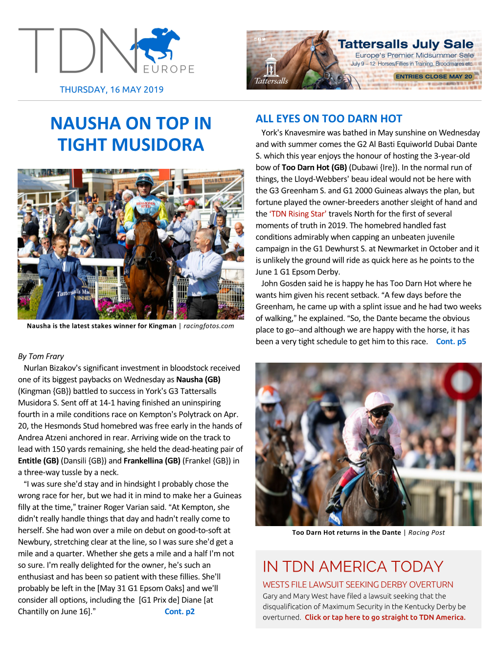 Nausha on Top in Tight Musidora Cont
