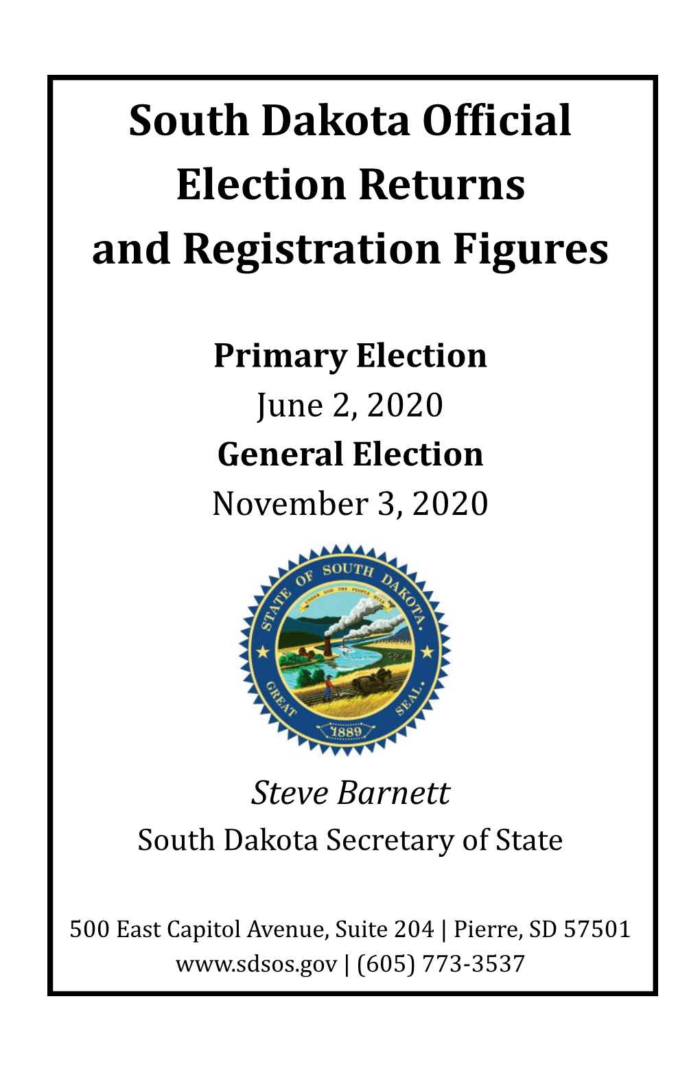 2020 General and Primary Election