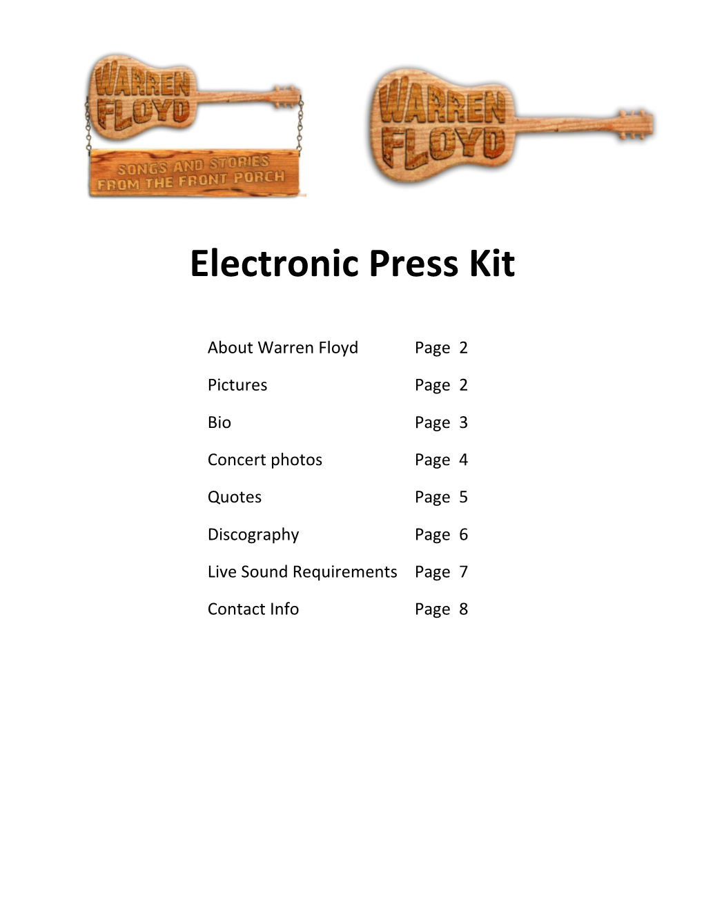 Electronic Press Kit