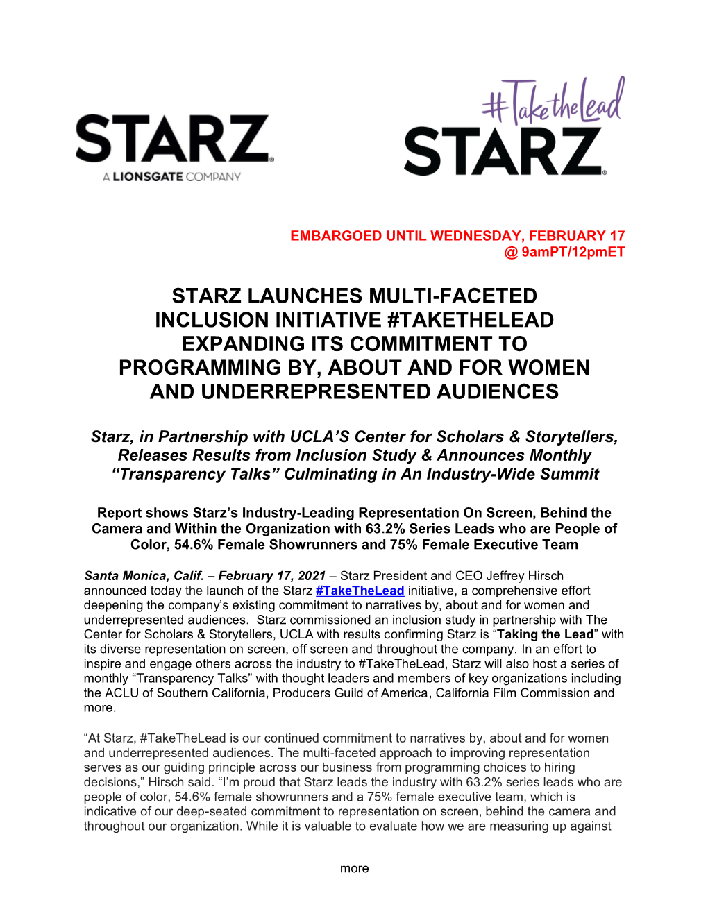 Starz-Takethelead-Release.Pdf