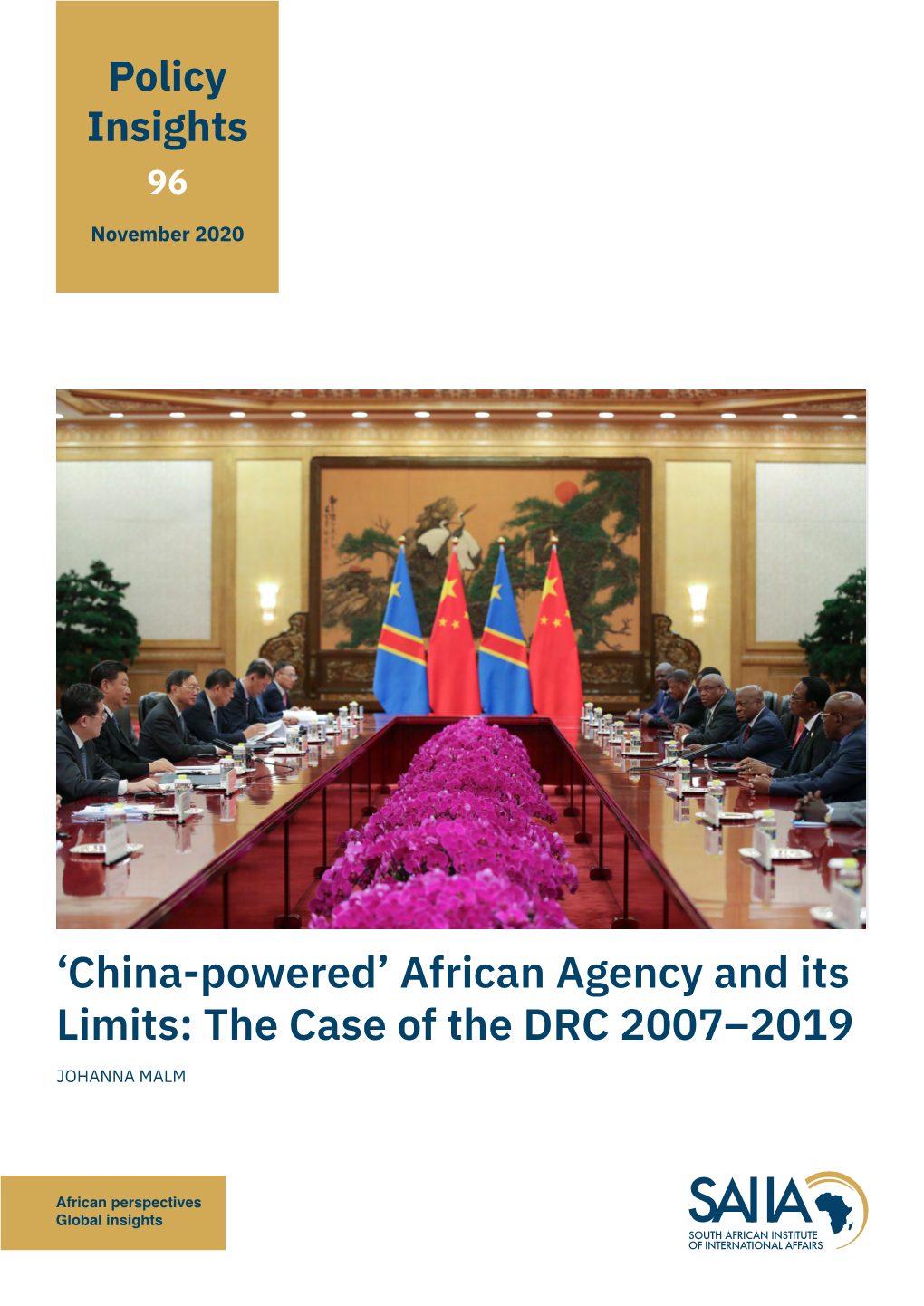 African Agency and Its Limits: the Case of the DRC 2007–2019