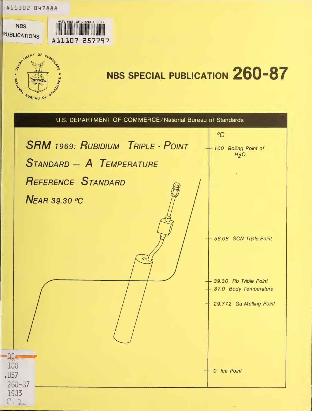 Rubidium Triple-Point Standard — a Temperature Reference Standard Near 39.30 °C