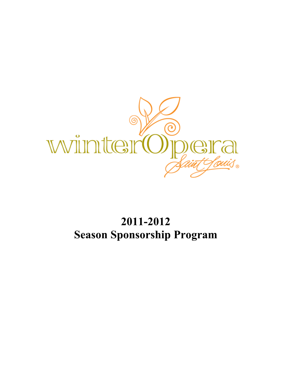 New Opera Saint Louis, Now Called Winter Opera St