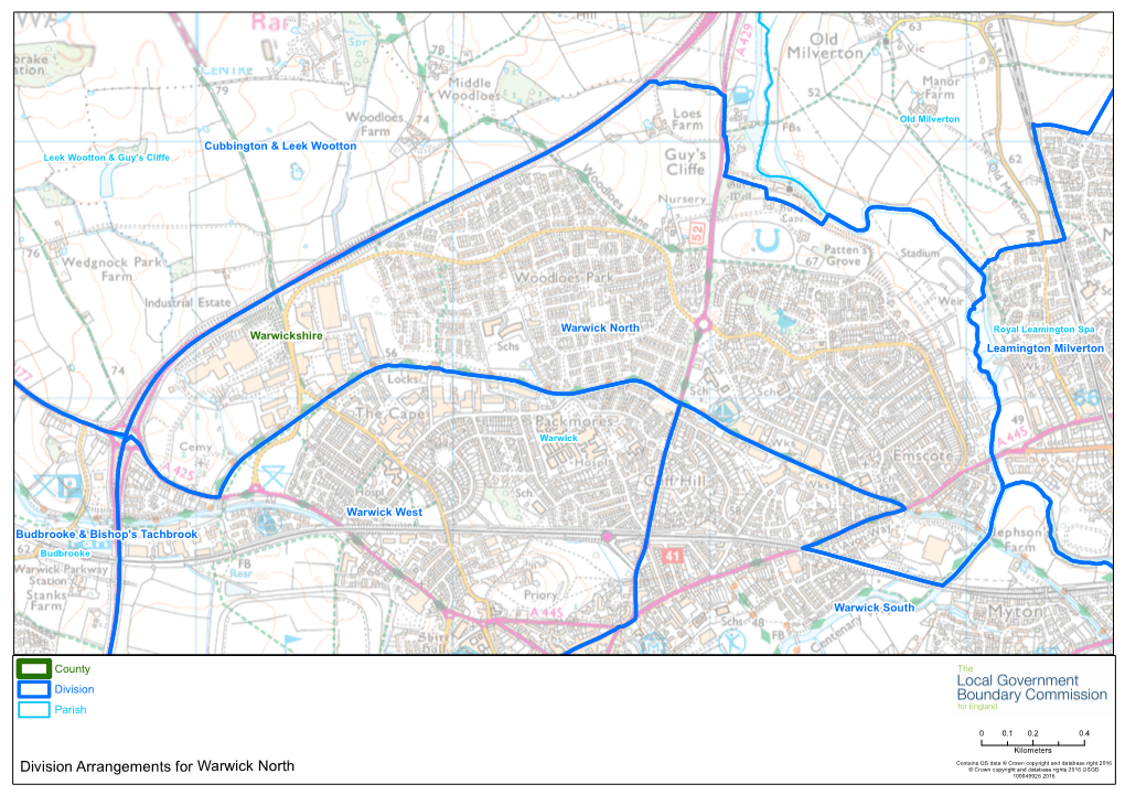 Division Arrangements for Warwick North