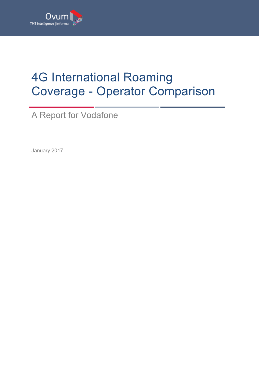 4G International Roaming Coverage - Operator Comparison