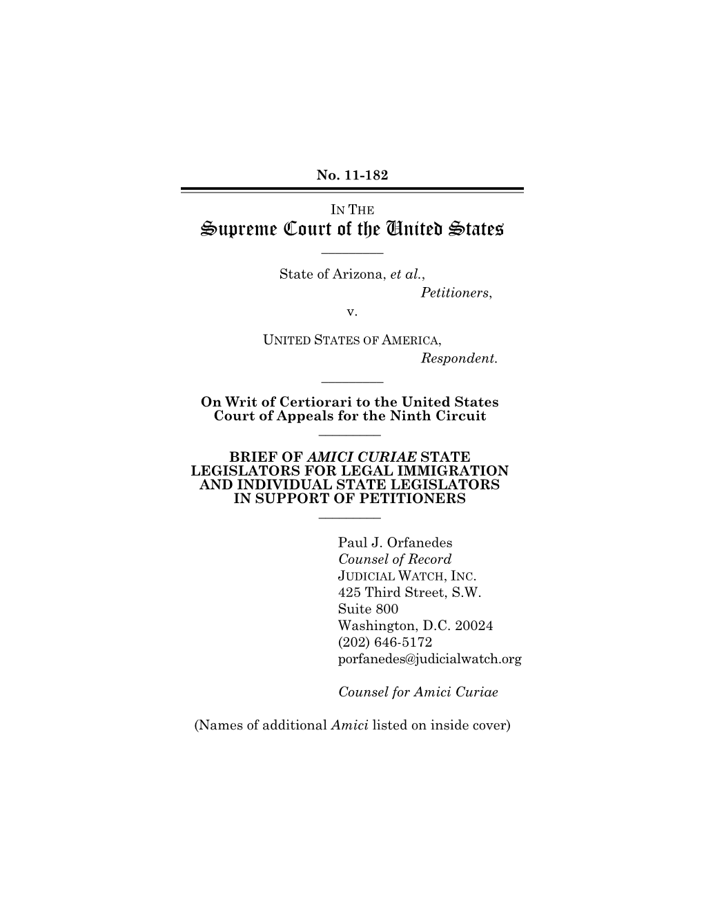 Amicus Brief