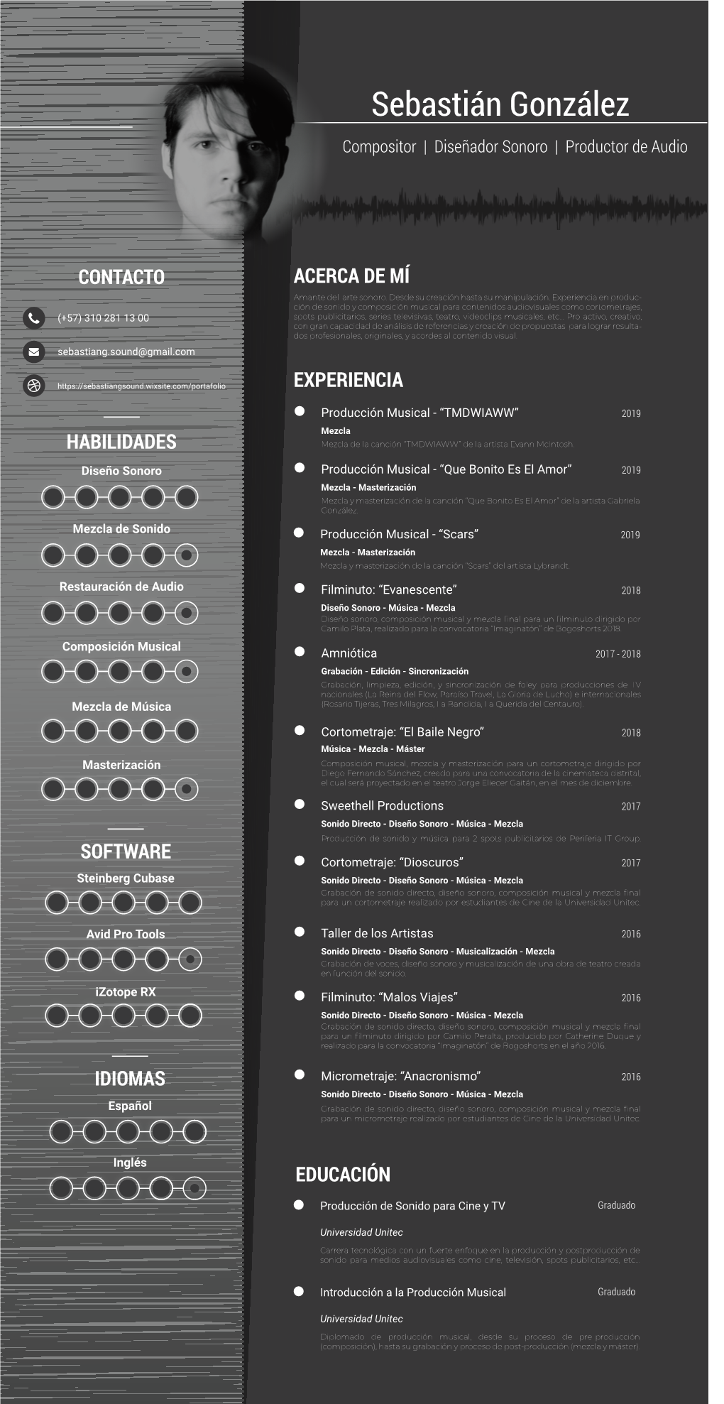 Sebastian Gonzalez CV