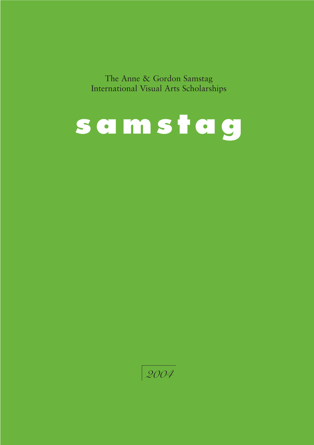 Samstag Catalogue 2004