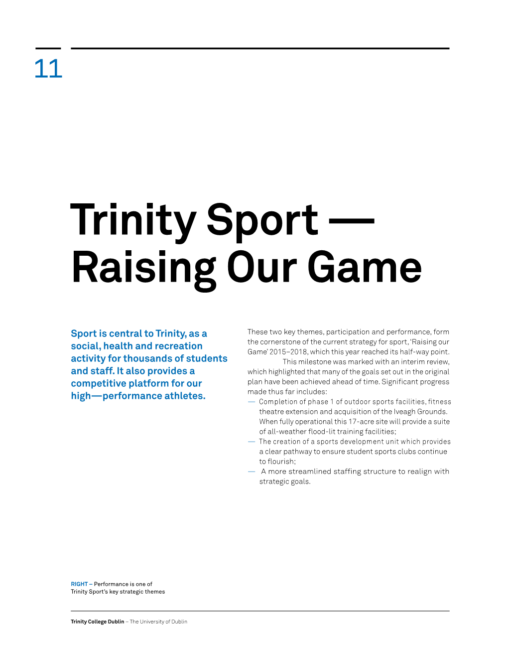 Trinity Sport — Raising Our Game
