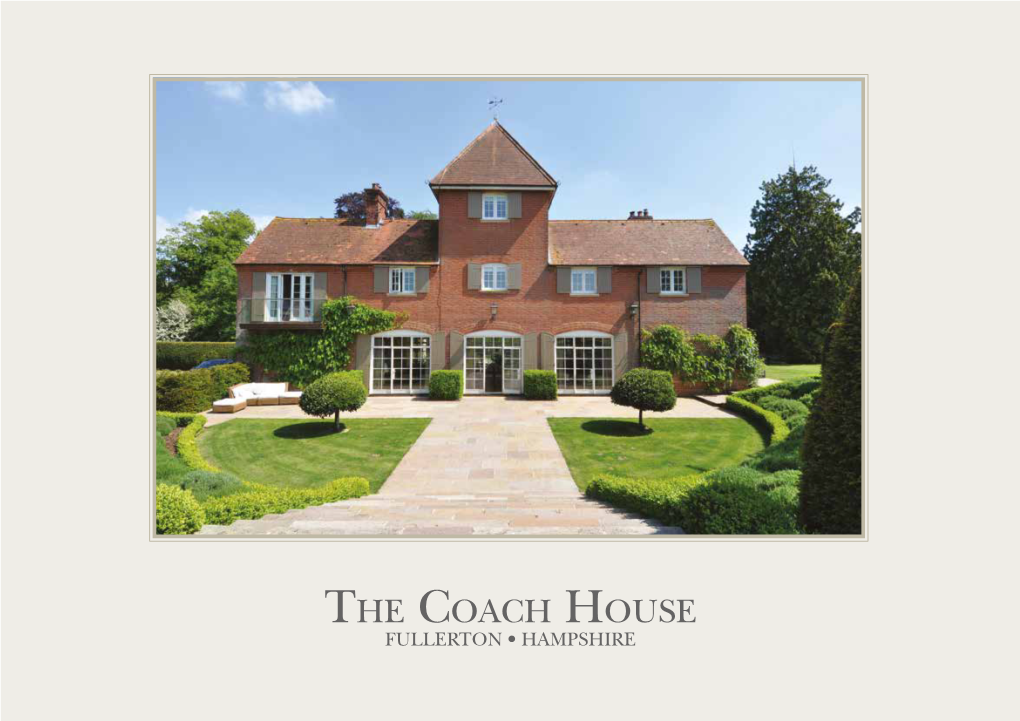 The Coach House Fullerton • Hampshire