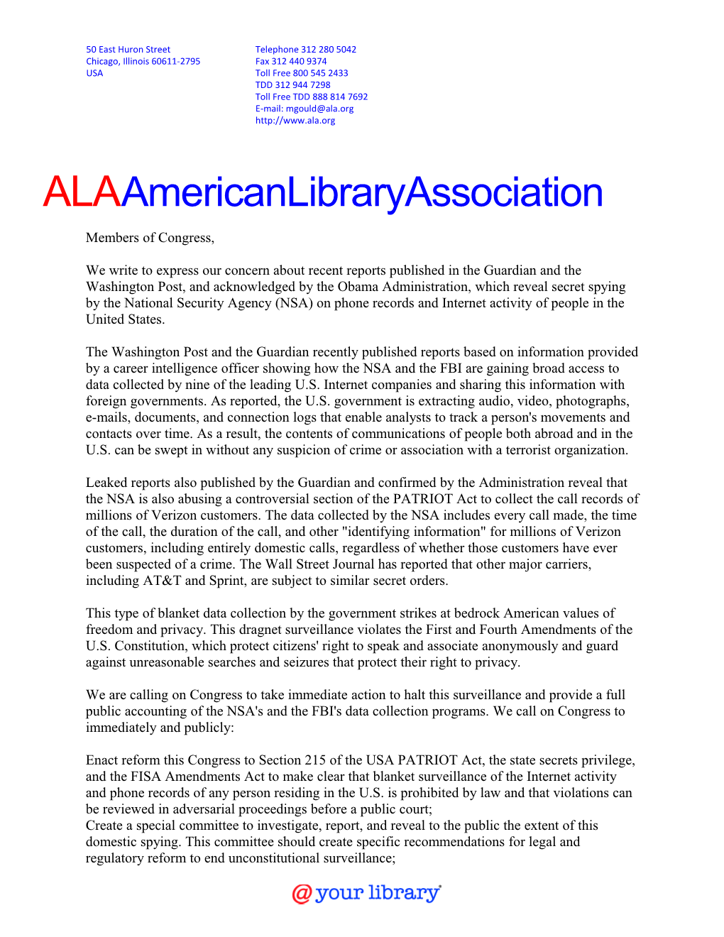 American Library Association