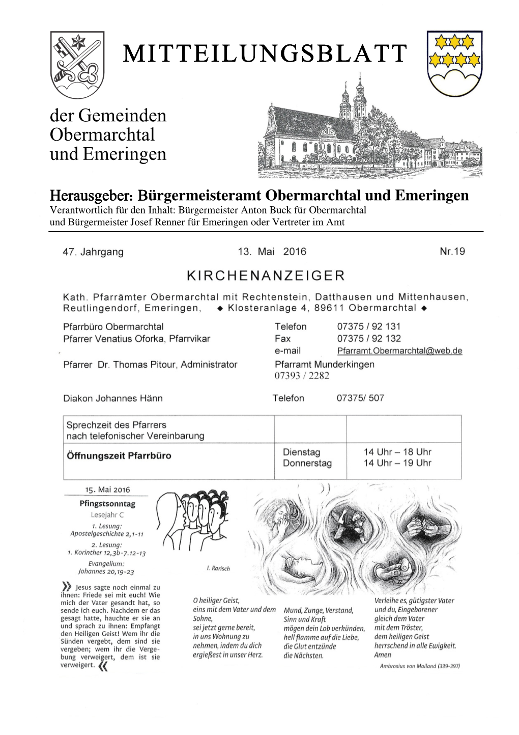 Mitteilungsblatt KW 19-2016