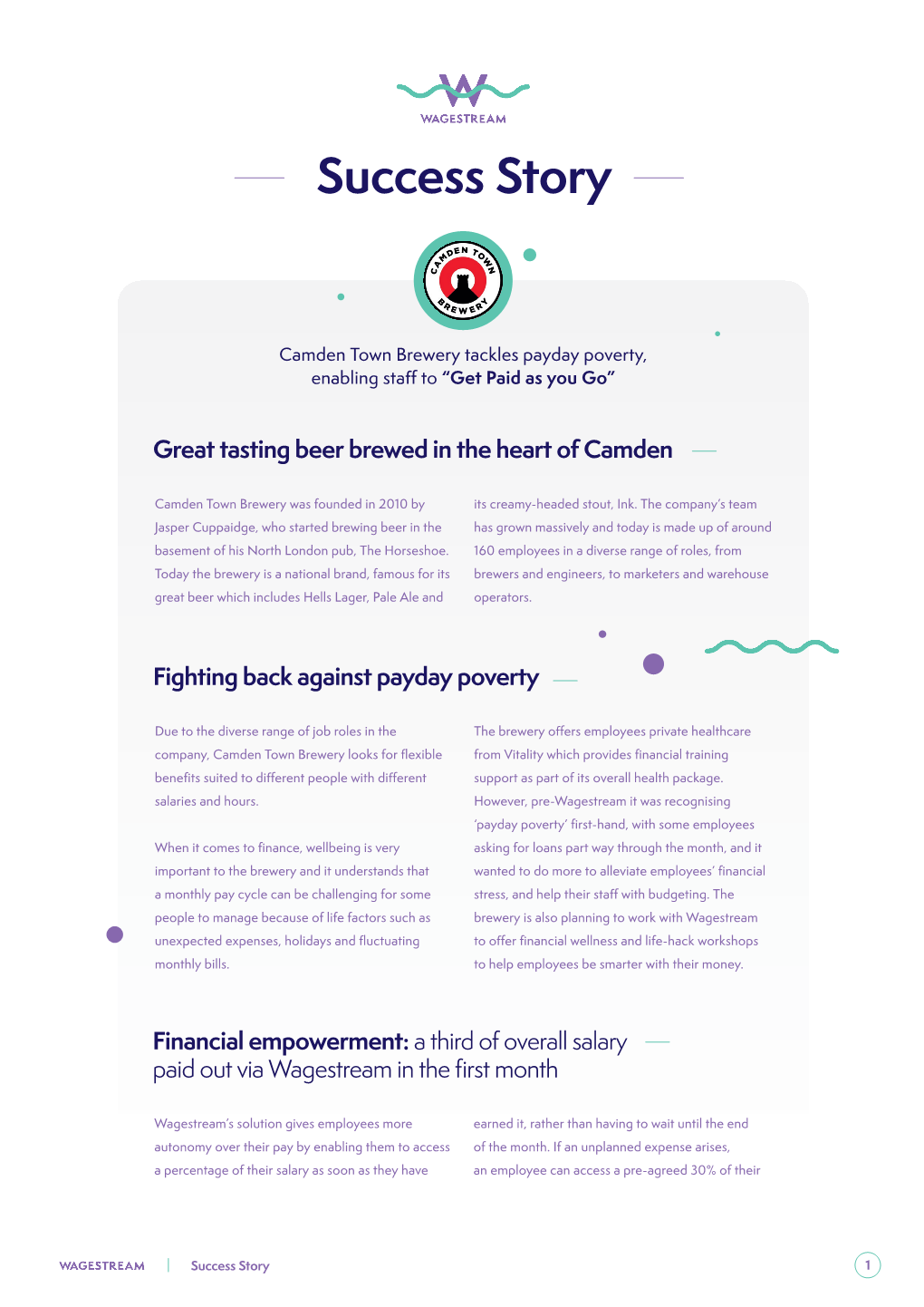 Building Financial Resilience with Camden Town Brewery