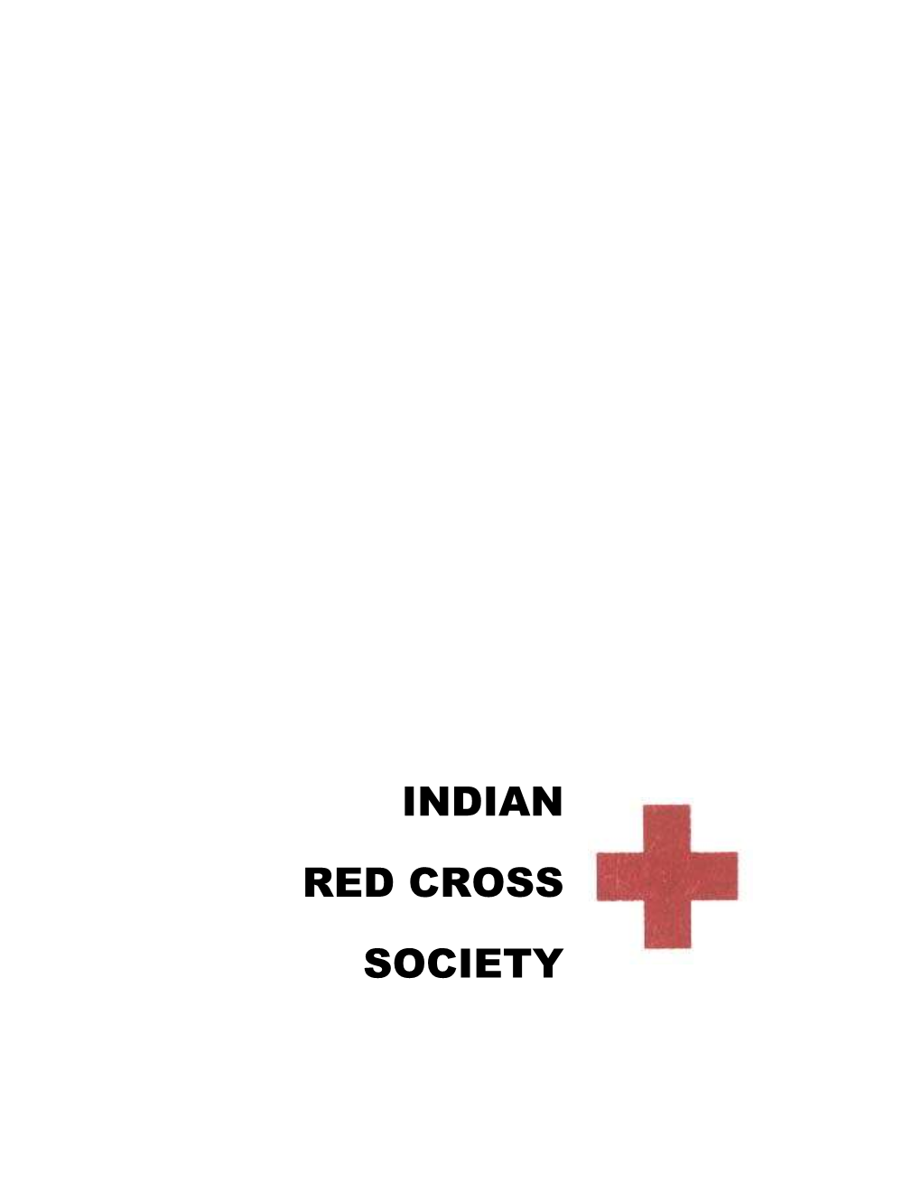 Indian Red Cross Society 2015-16