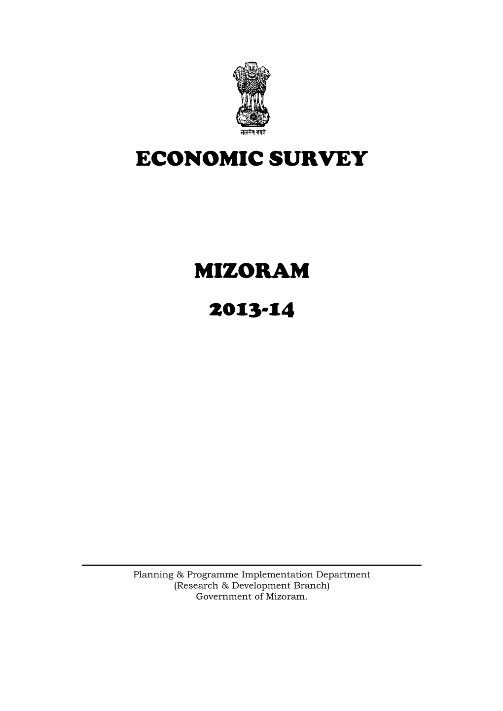 Economic Survey Mizoram 2013-14 Ii