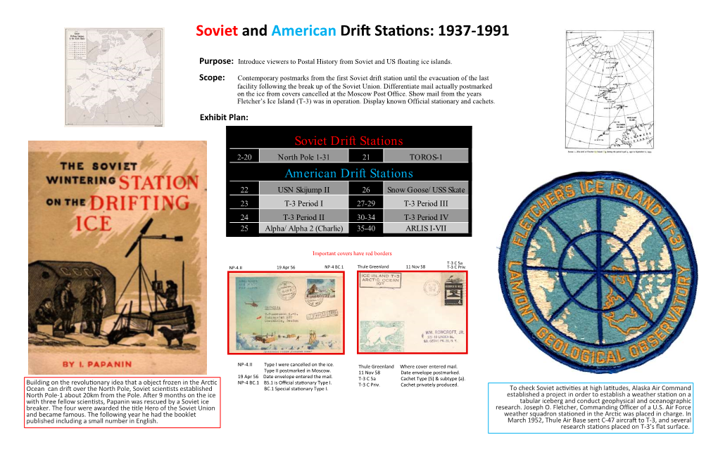 Soviet and American Drift Stations: 1937-1991
