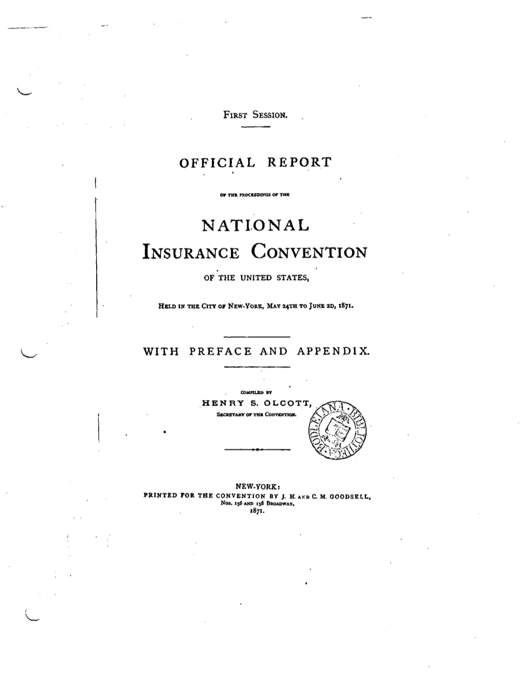 National Insurance Convention