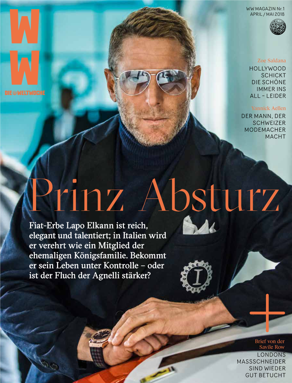 Fiat-Erbe Lapo Elkann Ist Reich, Elegant Und Talentiert