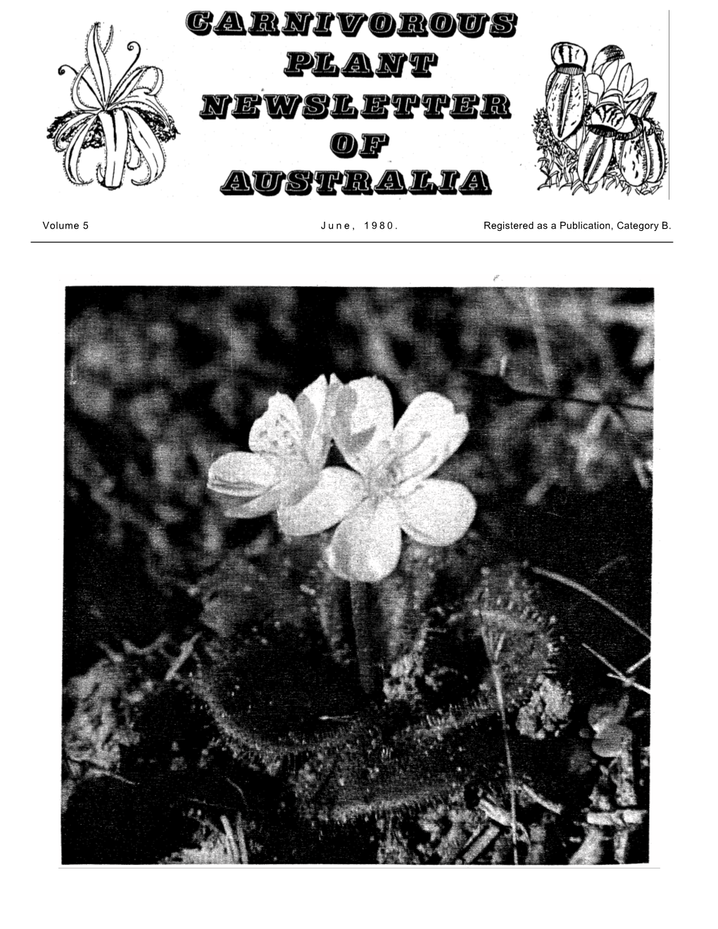 Carnivorous Plant Newsletter of Australia
