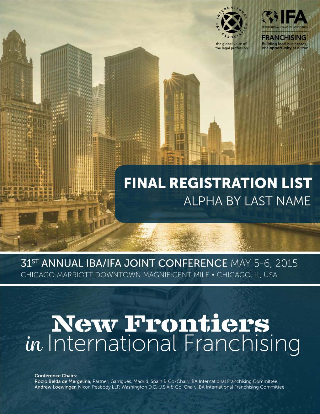 Final Registration List Alpha by Last Name