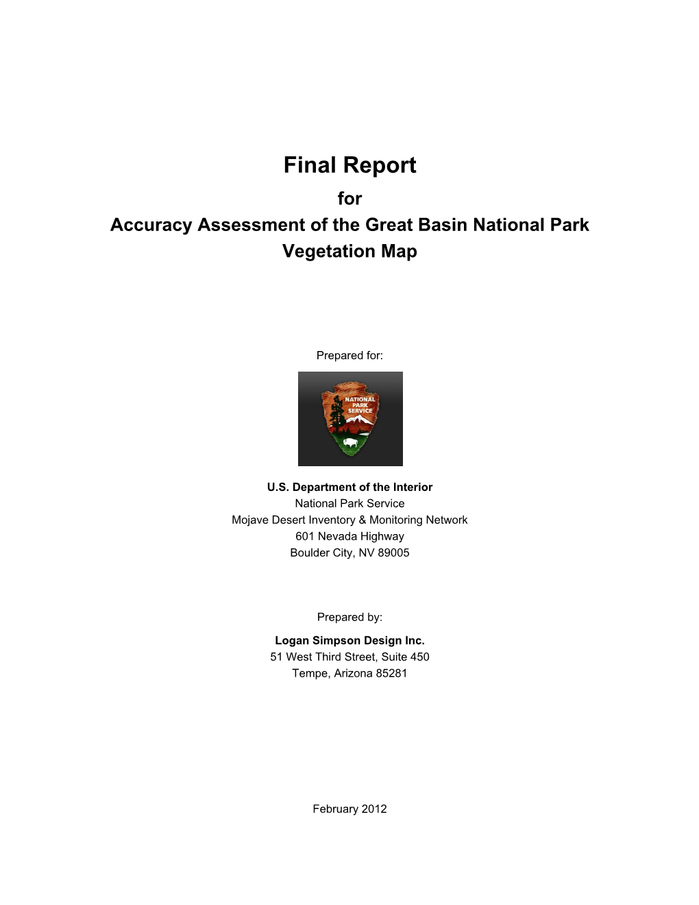 Accuracy Assessment Report