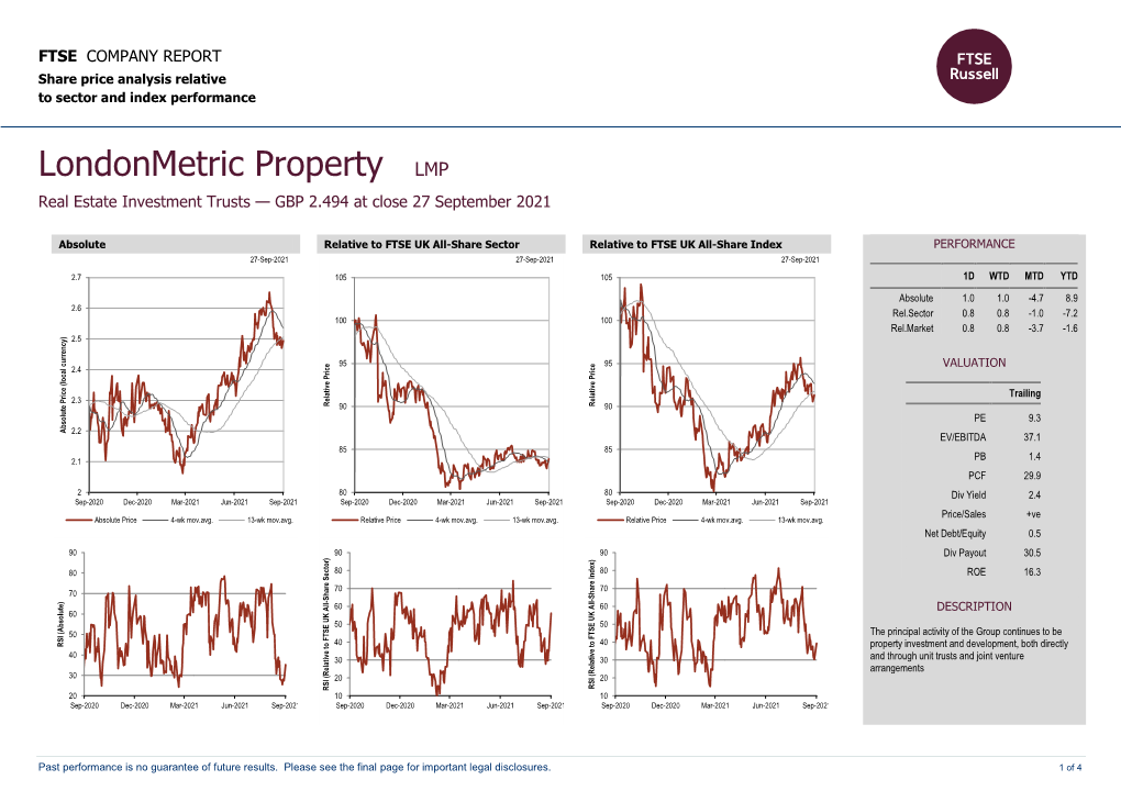 FTSE Factsheet