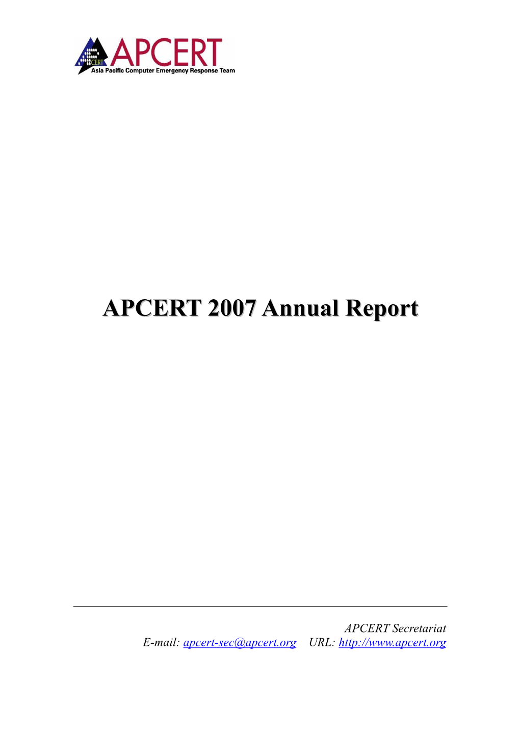 Activity Reports from APCERT Members