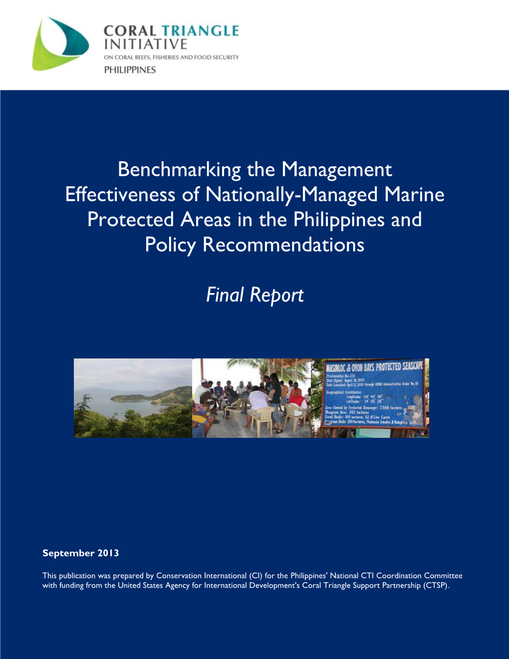 Assessment of the Four Marine Protected Areas