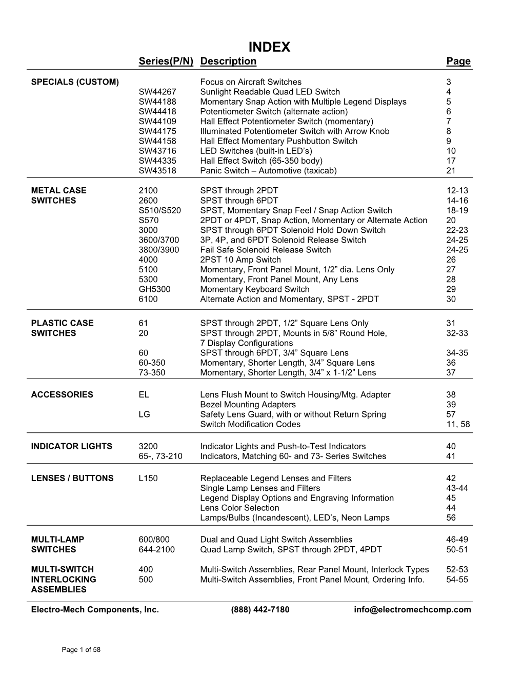 EMC Full Product Catalog