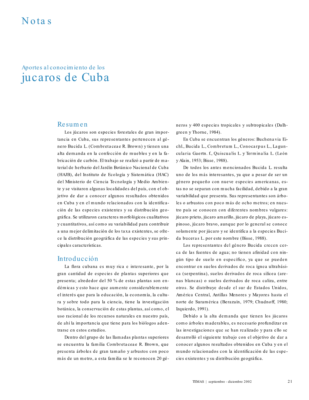 Jucaros De Cuba