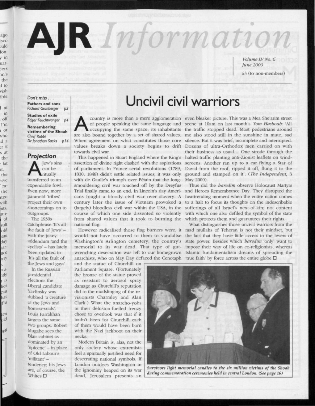 Uncivil Civil Warriors Richard Grunberger P3 Studies of Exile Edgar Feuchtwanger P4 Country Is More Than a Mere Agglomeration Even Bleaker Picture