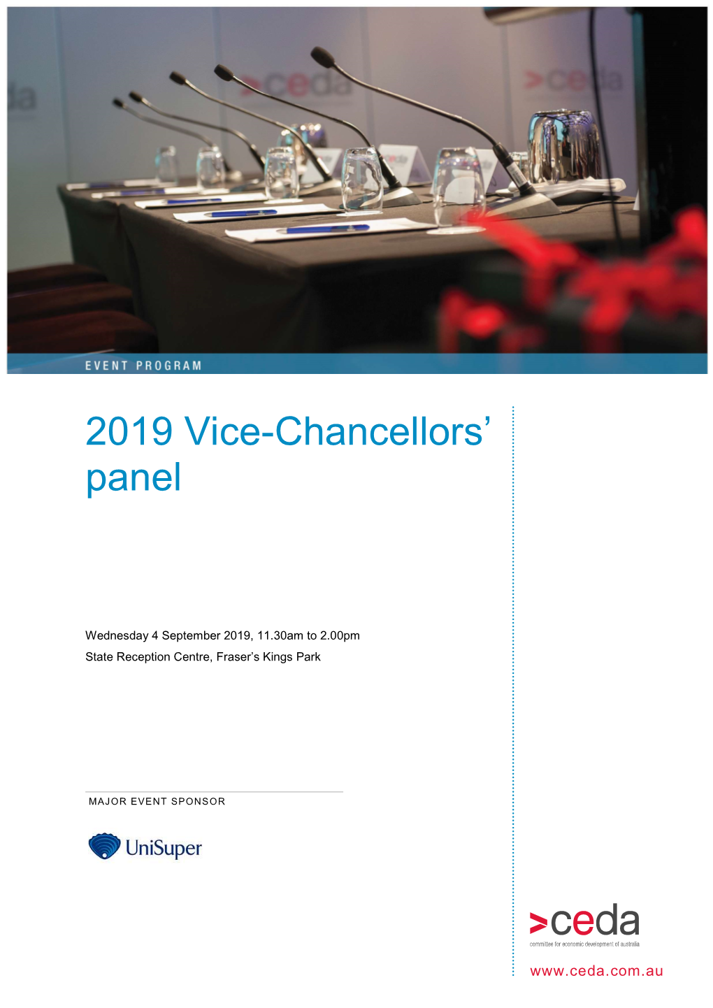 2019 Vice-Chancellors' Panel