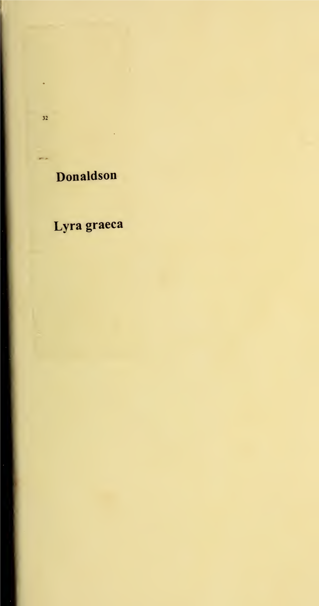 Lyra Graeca: Specimens of the Greek Lyric Poets