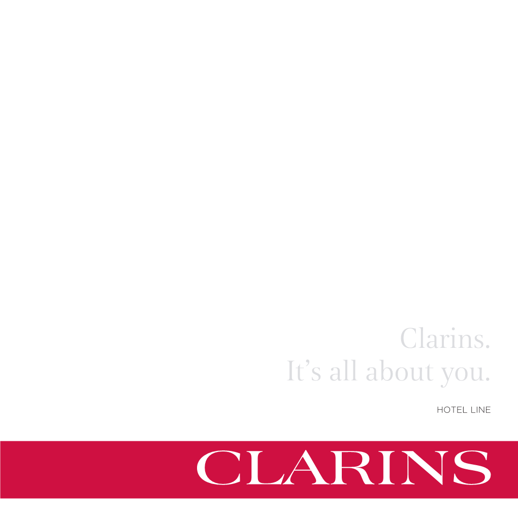 Clarins. It's All About You