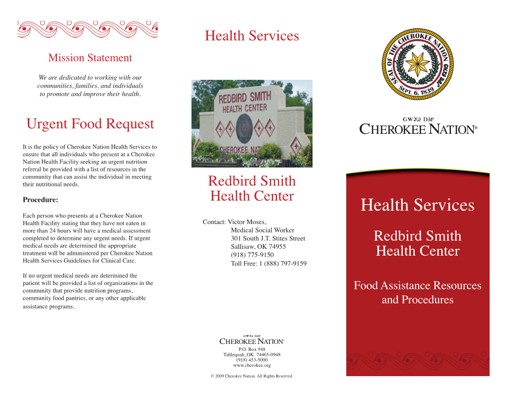 Health Services Mission Statement