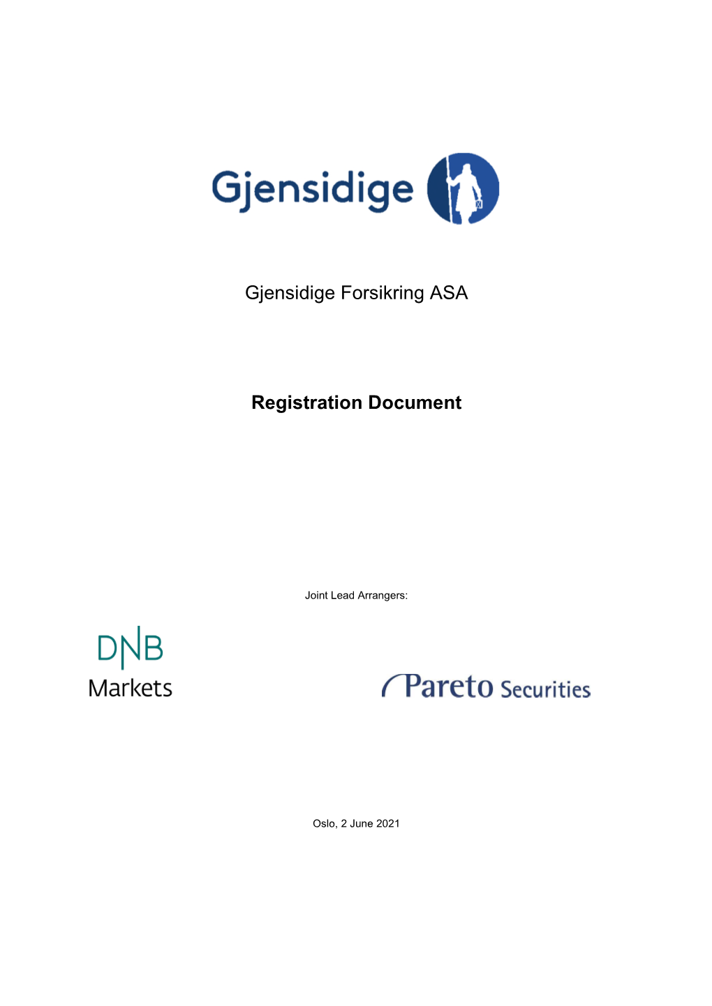 Gjensidige Forsikring ASA Registration Document