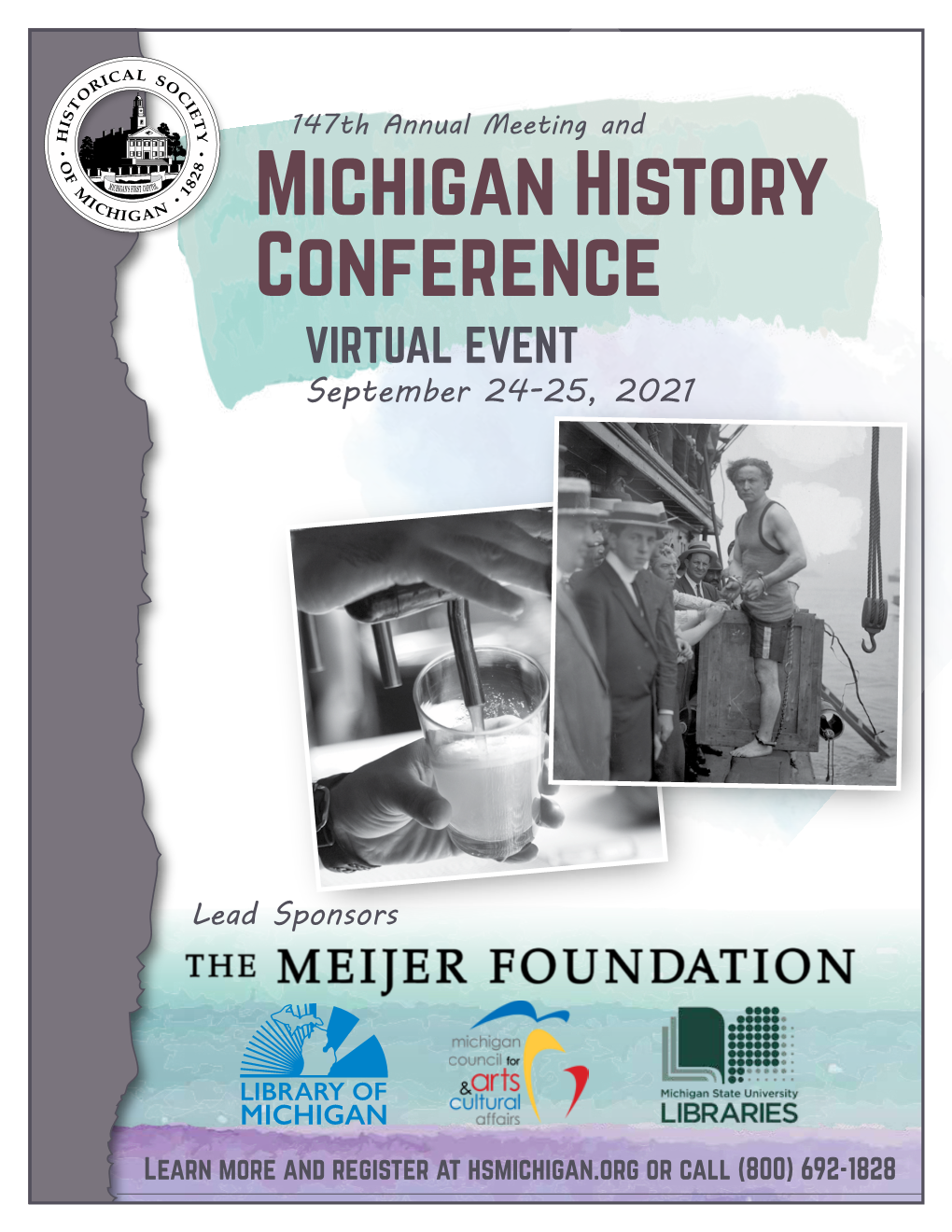 Michigan History Conference VIRTUAL EVENT September 24-25, 2021