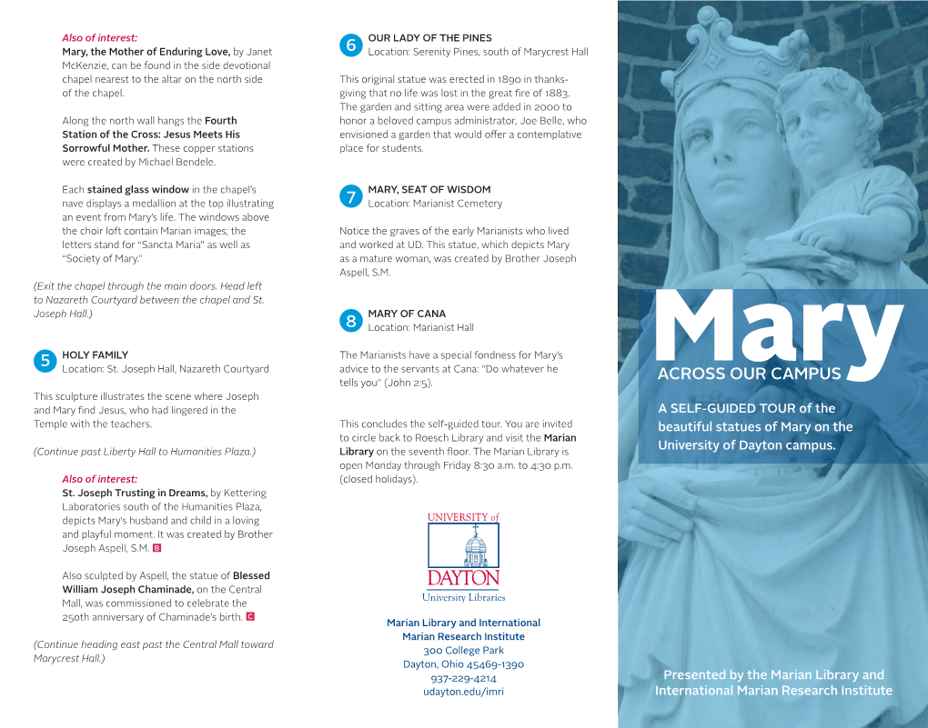 A Self-Guided Tour of the Beautiful Statues of Mary On