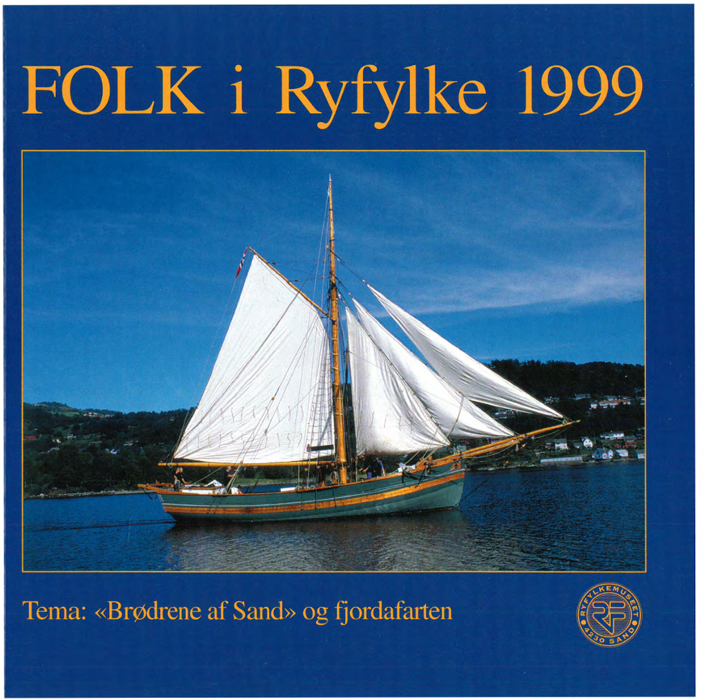 FOLK 1999 I Ryfylke a Arbok for Ryfylkemuseet