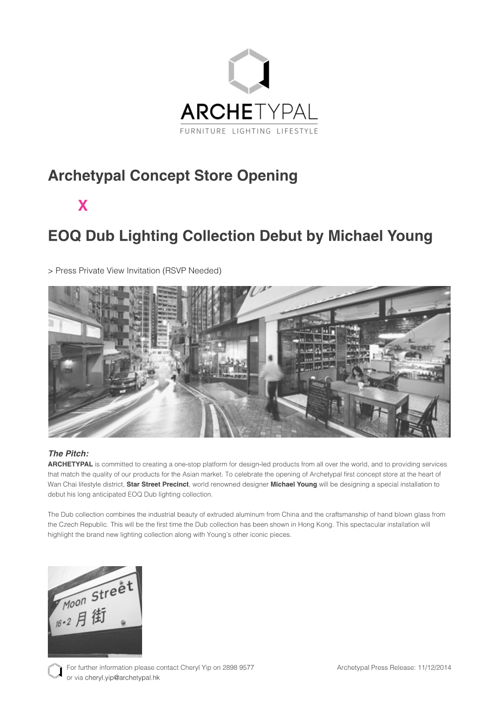 Archetypal Concept Store Opening X EOQ Dub Lighting Collection Debut by Michael Young